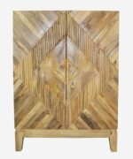 Wooden Bone Inlay Bar Cabinet