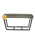 Leelawati Arts : Bone Inlay Zebra Design Console Table