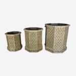 Bone Inlay Ambrose Painting Paper Dustbin