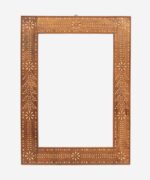 Wood Bone Inlay Home Decorative Mirror Frame