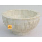 Leelawati Arts : Wooden Bone Inlay Decorative Bowl