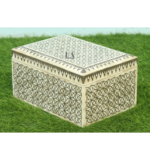 Leelawati Arts : Home Decorative Bone Inlay Box Moroccan Design Jewelry Box