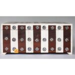 Leelawati Arts : India Art's Bone Inlay Hand Painted Flower Pattern Hand Painted Box