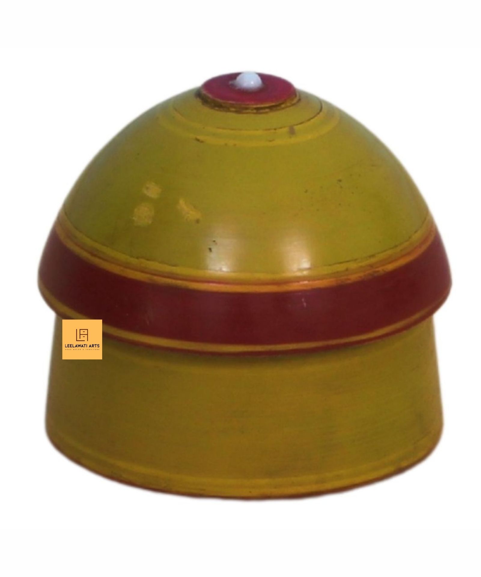 1-3-5.jpg Leelawati Arts : Wooden Art Painted Box Lacquer Box Ring Box - Image 1