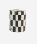 Wood Bone Inlay Black & White Small Box - Image 2