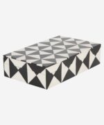 Leelawati Arts : Home Decorative Bone Inlay Furniture, Bone Inlay Modern Floral Pattern Jewelry Box, Handmade Bone Inlay Box, Decorative Box, Jewelry Box