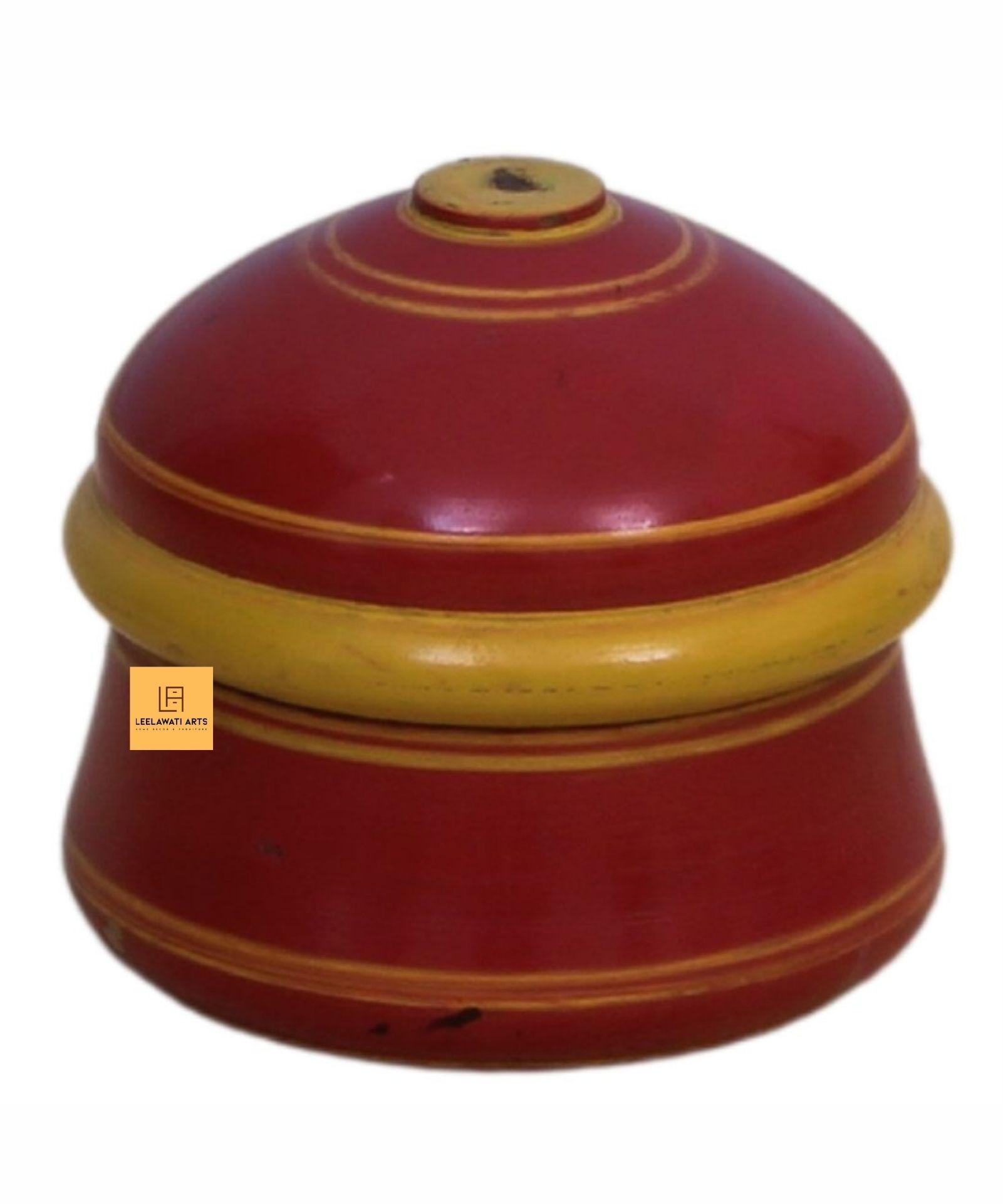 1-4-8.jpg Leelawati Arts : Wooden Art Painted Box Lacquer Box Storage Box - Image 1