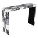 Leelawati Arts : Home Decorative Bone Inlay Handmade Flower Console / Side Table
