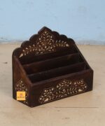 Leelawati Arts : Home Decor Bone Inlay Floral Design Letter Box