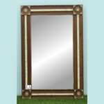 Wood Carving Design Bone inlay mirror frame