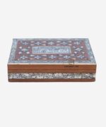 Wood Bone Inlay Hand Panting Gifts Jeweler Box - Image 2
