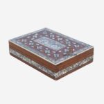Wood Bone Inlay Hand Panting Gifts Jeweler Box