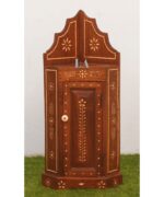 Wooden Bone Inlay Door bedside Table