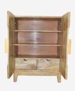 Wooden Bone Inlay Bar Cabinet - Image 2