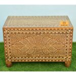 Leelawati Arts : Wood Bone Inlay Home Décor Storage Trunk Box