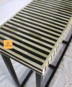 Leelawati Arts : Bone Inlay Zebra Design Console Table - Image 2