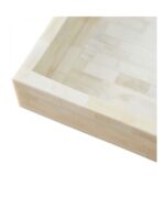 Leelawati Arts : Home Decorative White Bone Inlay Tray / Home Decor Wood Bone Inlay Serving Tray - Image 2