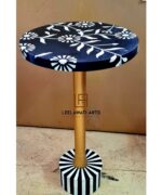 HOME DECORATIVE BONE INLAY CENTER COFFEE TABLE , ROUND TABLE , SIDE TABLE (Copy) - Image 2