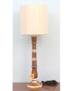 Home Decorative Wood Bone Inlay Hand Painted And Simple Table Lamp Without Shades Only Lamp Base - Image 2