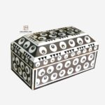 Home Decorative Eye Design Bone Inlay Resin Box