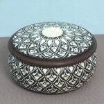 Leelawati Arts : Home Décor Round Design Box Jewelry Storage Gifts Box
