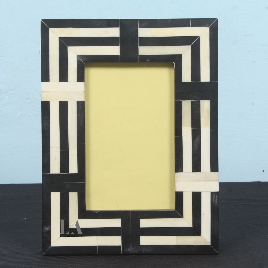 2 Bone Inlay Photo Frame - Image 1