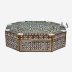 Leelawati Arts : Wooden Bone Inlay Diamond Design Box