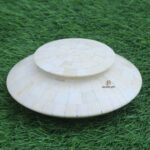 Leelawati Arts : White Color Round Jewelry Box