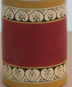 Antique Wood Inlay Hand Painted Table Decorative Home Decorative Pen Holder - Image 2