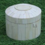 Leelawati Arts : Home Decorative Round Shape Storage Box - Image 2