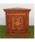 Wooden Bone Inlay Door bedside Table - Image 2