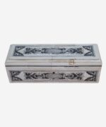 Wood Bone Inlay Home Decorative Hand Panting Gifts Jeweler Box