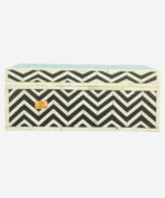 Leelawati Arts : Home Decorative Bone Inlay Box Zig Zag Design - Image 2