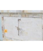 Handmade Handicrafts Mother of Pearl Two Drawer Bedside Table With Lock / Side Table / Smart Modern Bedside Table - Image 3