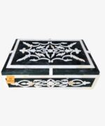 Bone Inlay Home Decorative Unique Design Black And White Box , Jewelry Box, Decorative Box - Image 2