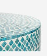 Leelawati Arts : Home Decorative Bone Inlay Furniture, Bone Inlay Coffee Table, Bone Inlay Center Table, Bone Inlay Round Coffee Table, Inlay Entryway Table - Image 3