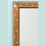 Home Decor Brown Wood Mirror Frame And Antique Design Wood Bone Inlay Mirror Frame - Image 4