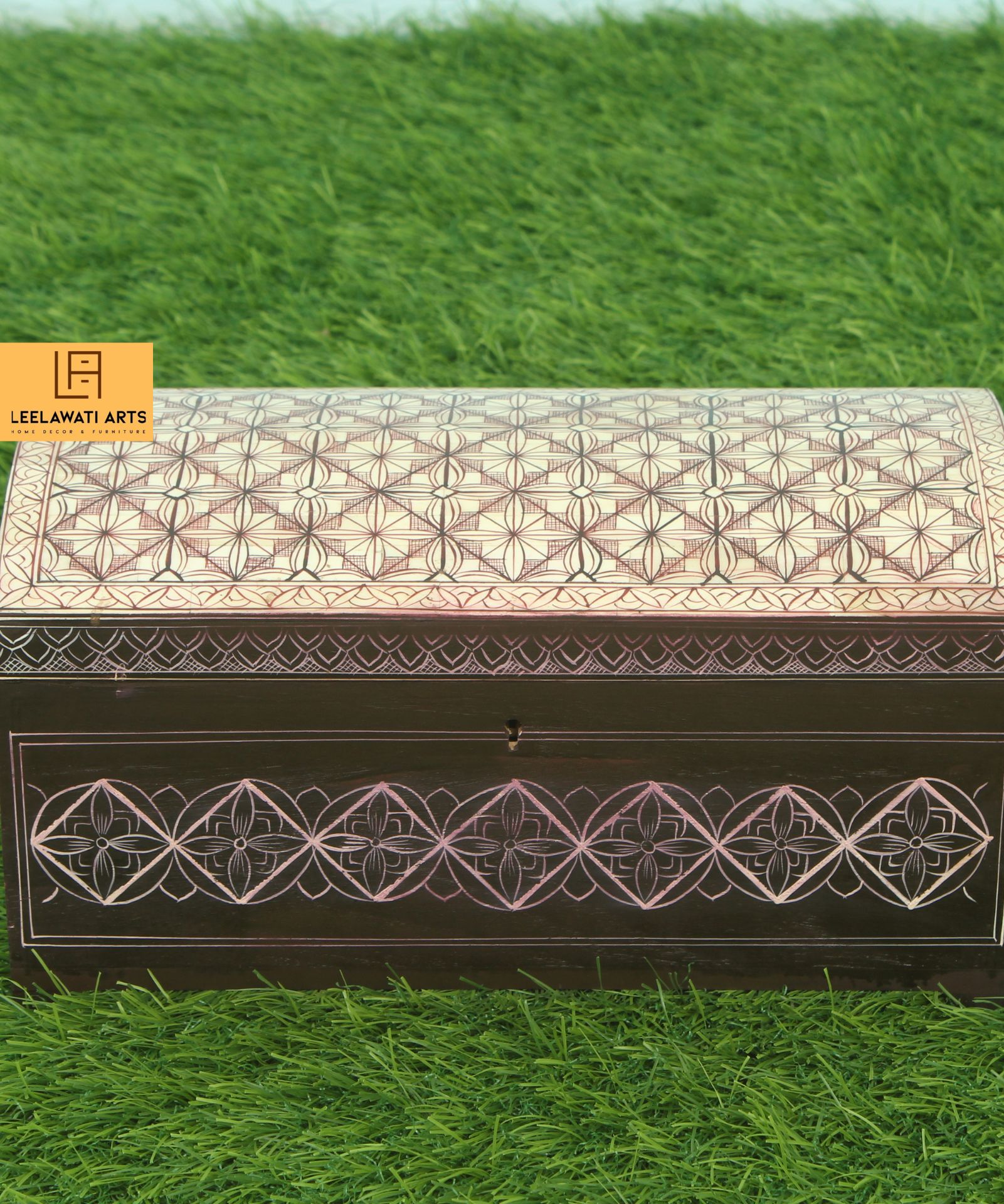 3-21.jpg Leelawati Arts : Home Decorative Bone Inlay Box Hand Pended Box Gifts Box Jewelry Box - Image 1