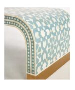 Leelawati Arts : Home Decorative U Shape Handmade Wood Bone Inlay Console , Center Coffee Table /  Antique Design Bone Inlay Furniture - Image 3