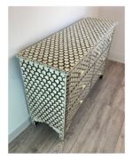 Leelawati Arts : Home Decor Wood Bone Inlay Console Table With 7 Drawer And Antique Design Console Table - Image 3