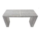 Leelawati Arts : Home Decorative Bone Inlay Zebra Look Handmade Console Table / Home Decor Bone Inlay Console Table