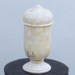 Leelawati Arts : Round Shape White Color Vase Design Storage Box - Image 4