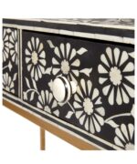 Leelawati Arts : Home Decorative Black Bone Inlay Console Table / Home Decor Handmade Antique Design Black Bone Inlay Office Desk , Console Table - Image 3