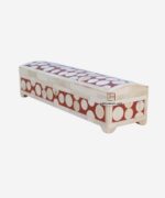 Wood Bone Inlay Home Decorative Red Resin Gifts Jeweler Box