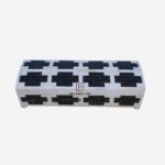Wood Bone Inlay Home Decorative Black & White Boxes