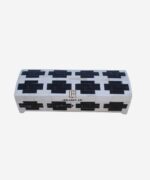 Wood Bone Inlay Home Decorative Black & White Boxes