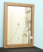 Home Decorative Wood Brown Mirror Frame And Luxury Handmade Antique Design Wood Bone Inlay Mirror Frame - Image 4