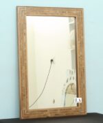 Home Decor Wood Bone Inlay Brown Mirror Frame And Luxury Handmade Line Design Bone Inlay Mirror Frame - Image 4