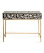 Leelawati Arts : Home Decorative Black Bone Inlay Console Table / Home Decor Handmade Antique Design Black Bone Inlay Office Desk , Console Table - Image 4