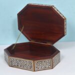 Leelawati Arts : Wooden Bone Inlay Decorative Storage Box - Image 3